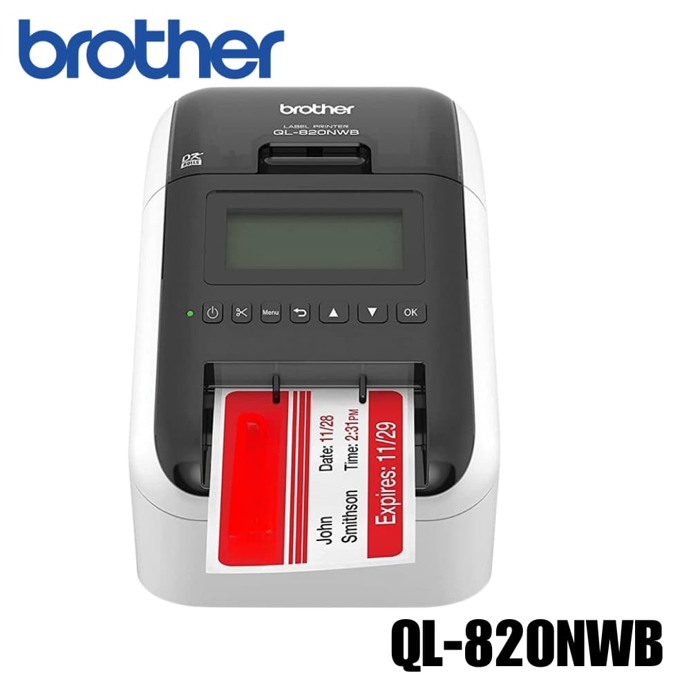 Etiquetadora QL-820NWB Brother Termica USB Red Wifi Bluetooth: imagen 1