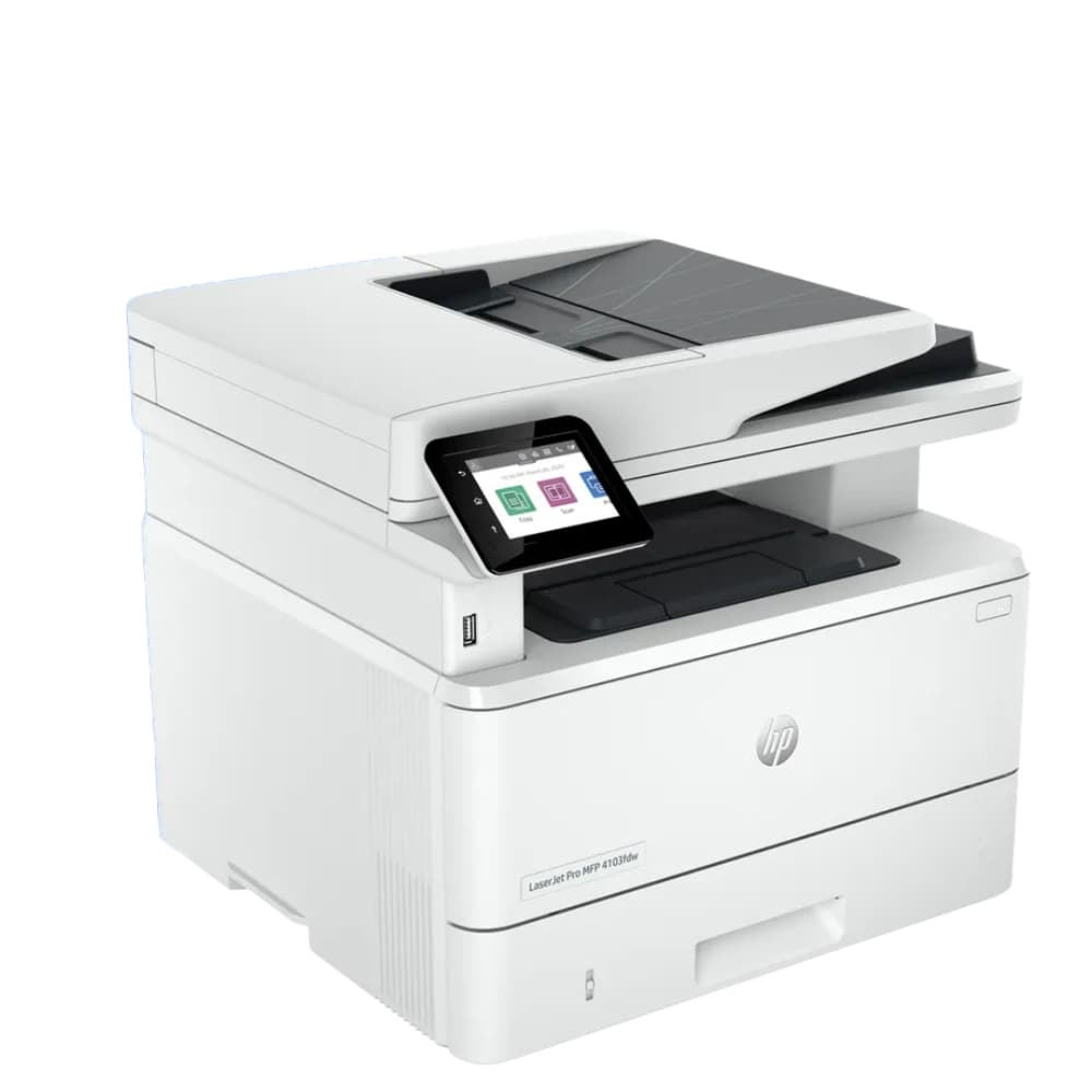 Impresora LaserJet Pro MFP 4103FDW HP Multifuncional Blanco/Negro 2Z629A: imagen 2