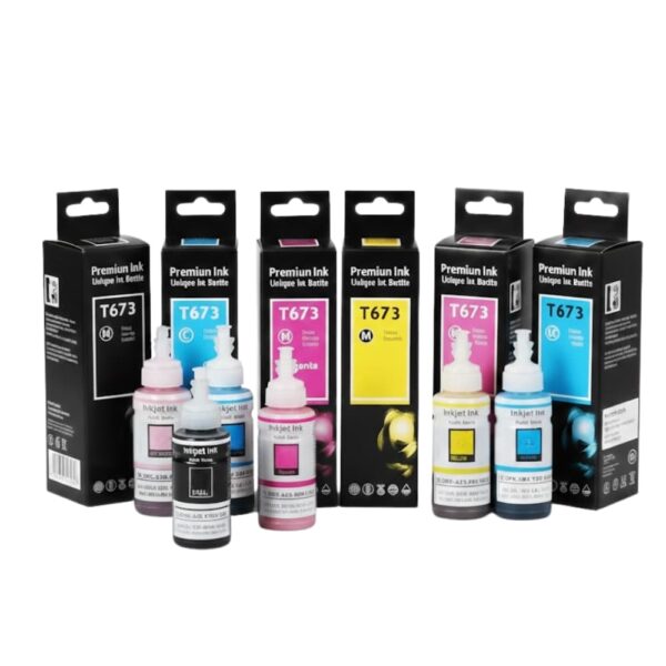 Pack Tinta X6 T673 compatible | L800, L801, L805, L810, L850, L1800