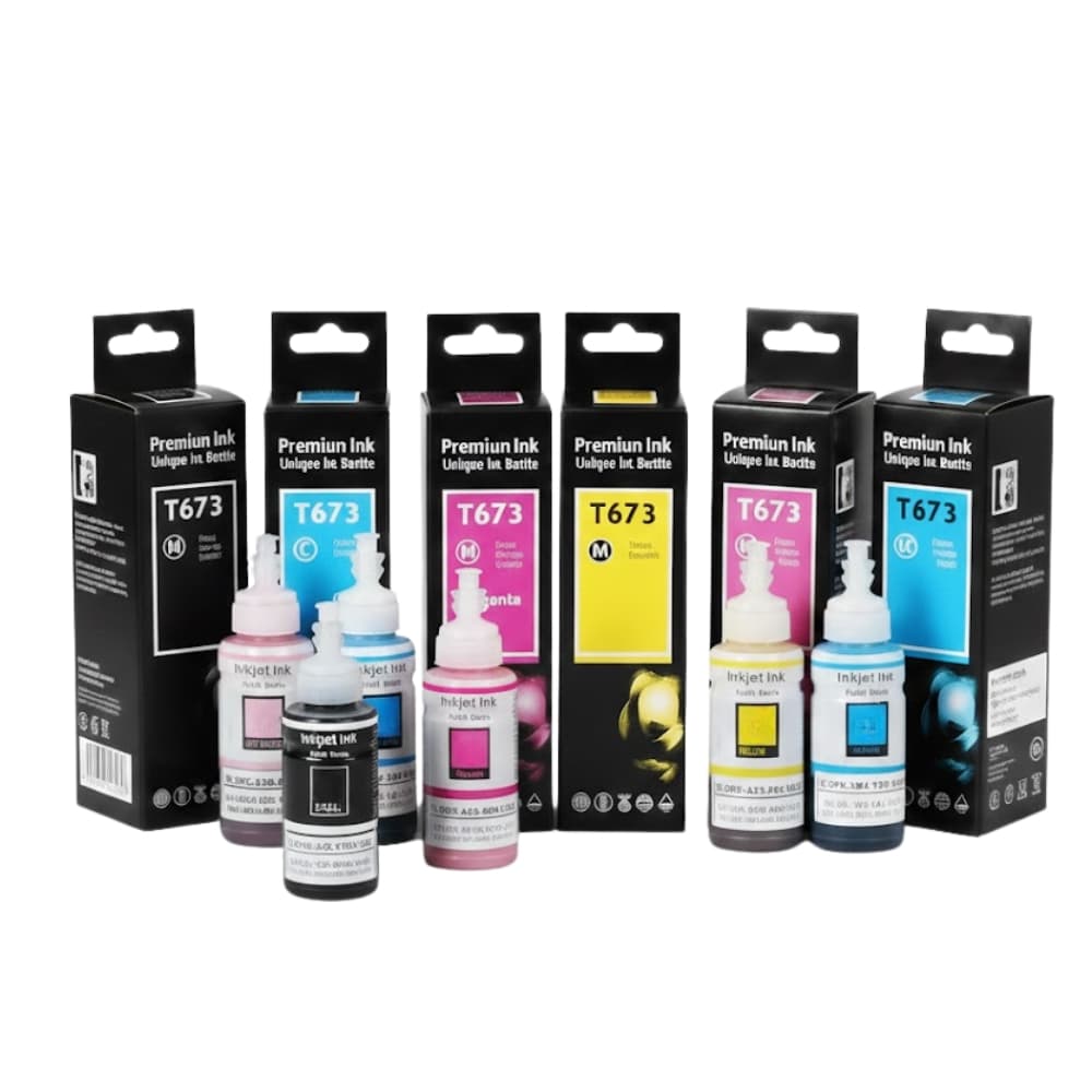 Pack Tinta X6 T673 compatible | L800, L801, L805, L810, L850, L1800: imagen 3