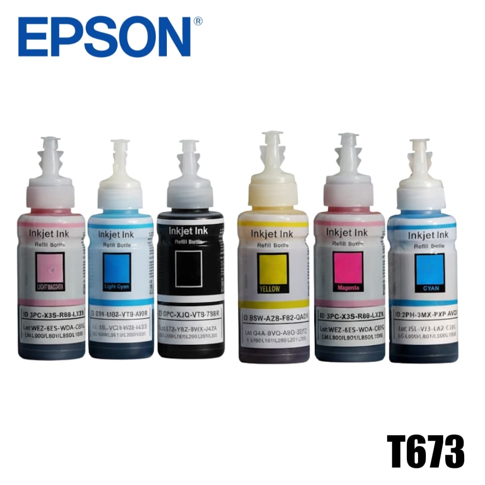 Pack Tinta X6 T673 compatible | L800, L801, L805, L810, L850, L1800: imagen 2
