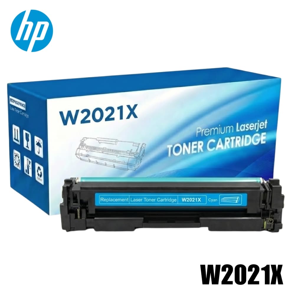 Toner 414X Compatible W2021X Cyan Generico Alternativo 6000 páginas: imagen 1