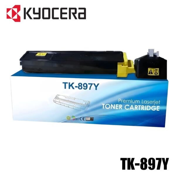 Toner Kyocera TK-897Y Compatible Yellow Generico Alternativo 6000 páginas