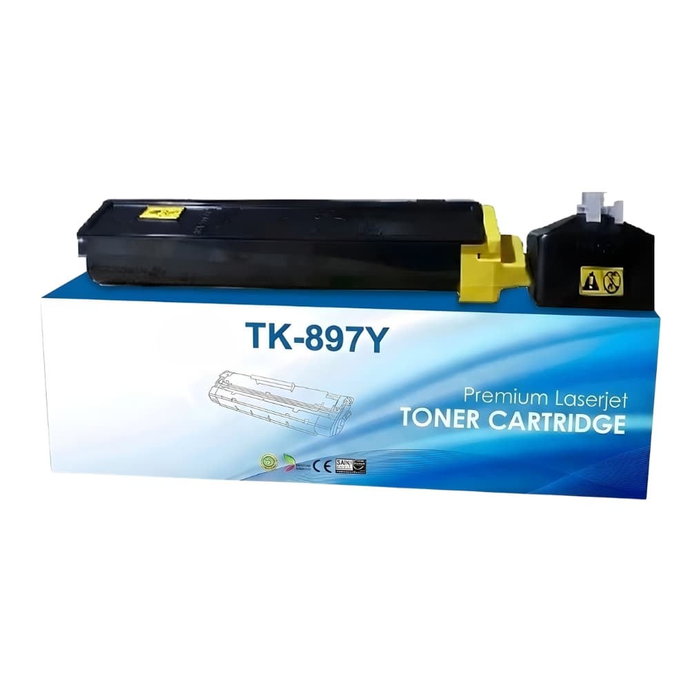 Toner Kyocera TK-897Y Compatible Yellow Generico Alternativo 6000 páginas: imagen 3