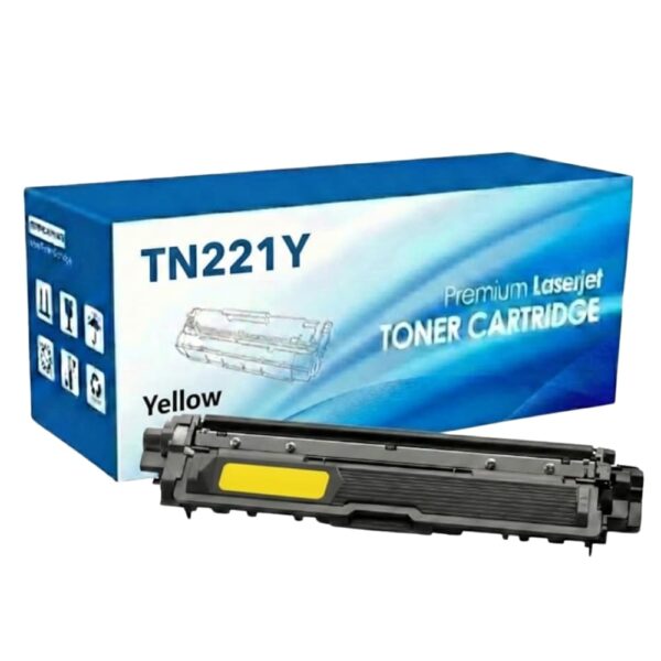 Toner TN221Y Compatible Yellow Generico Alternativo 1400 páginas
