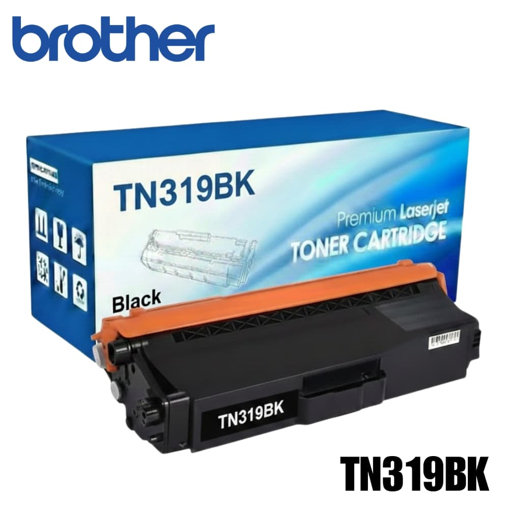 Toner TN319BK Compatible Negro Generico Alternativo 6000 páginas: imagen 1