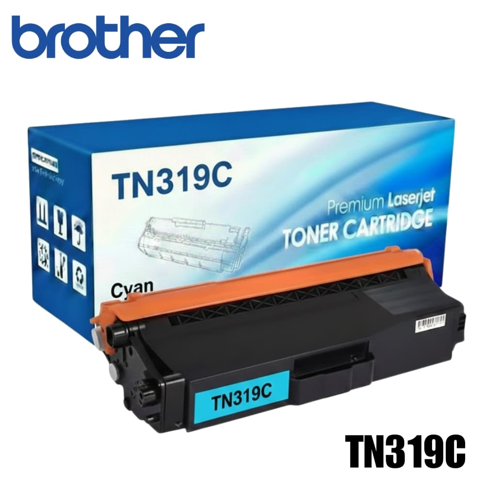 Toner TN319C Compatible Cyan Generico Alternativo 6000 páginas: imagen 1