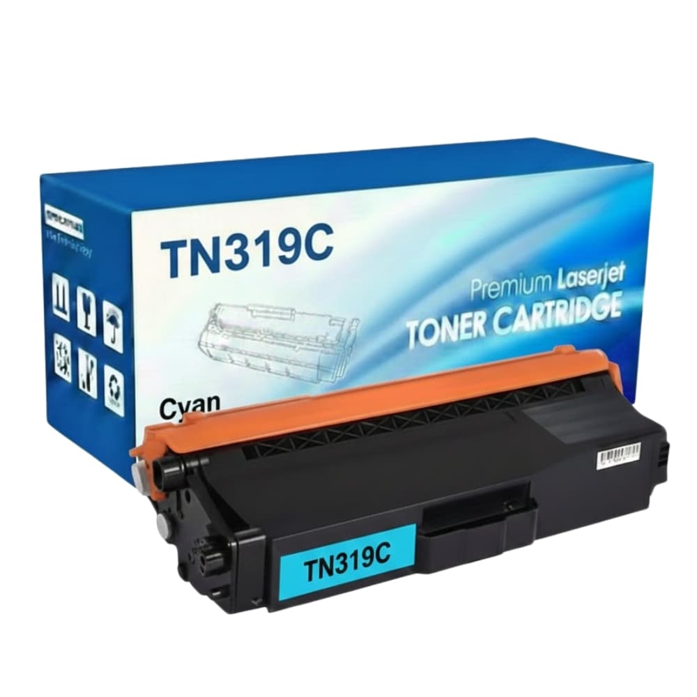 Toner TN319C Compatible Cyan Generico Alternativo 6000 páginas: imagen 3