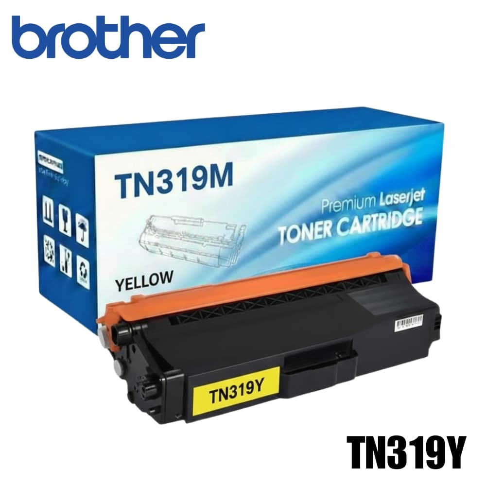 Toner TN319Y Compatible Yellow Generico Alternativo 6000 páginas: imagen 1